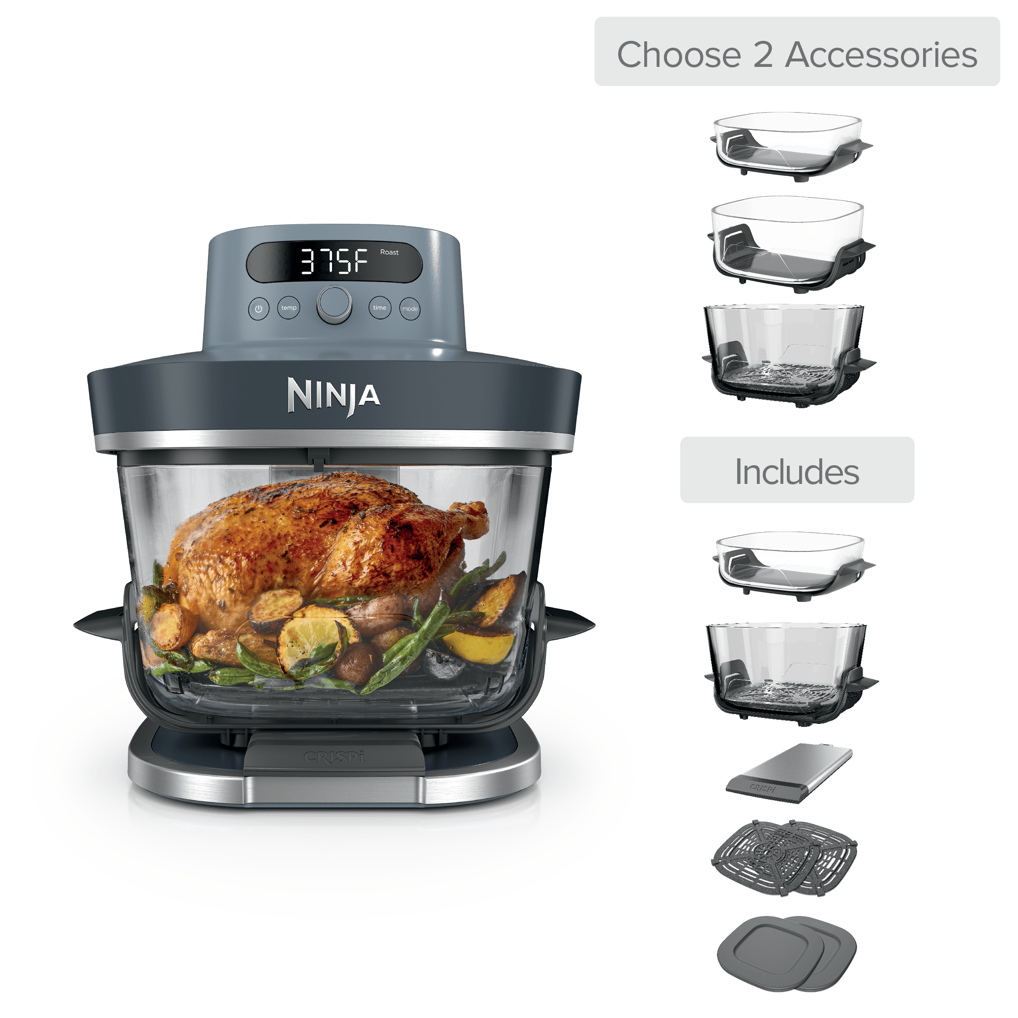 Cyberspace Ninja Crispi Pro AS101CYSN build-your-own glass air fryer chooser image
