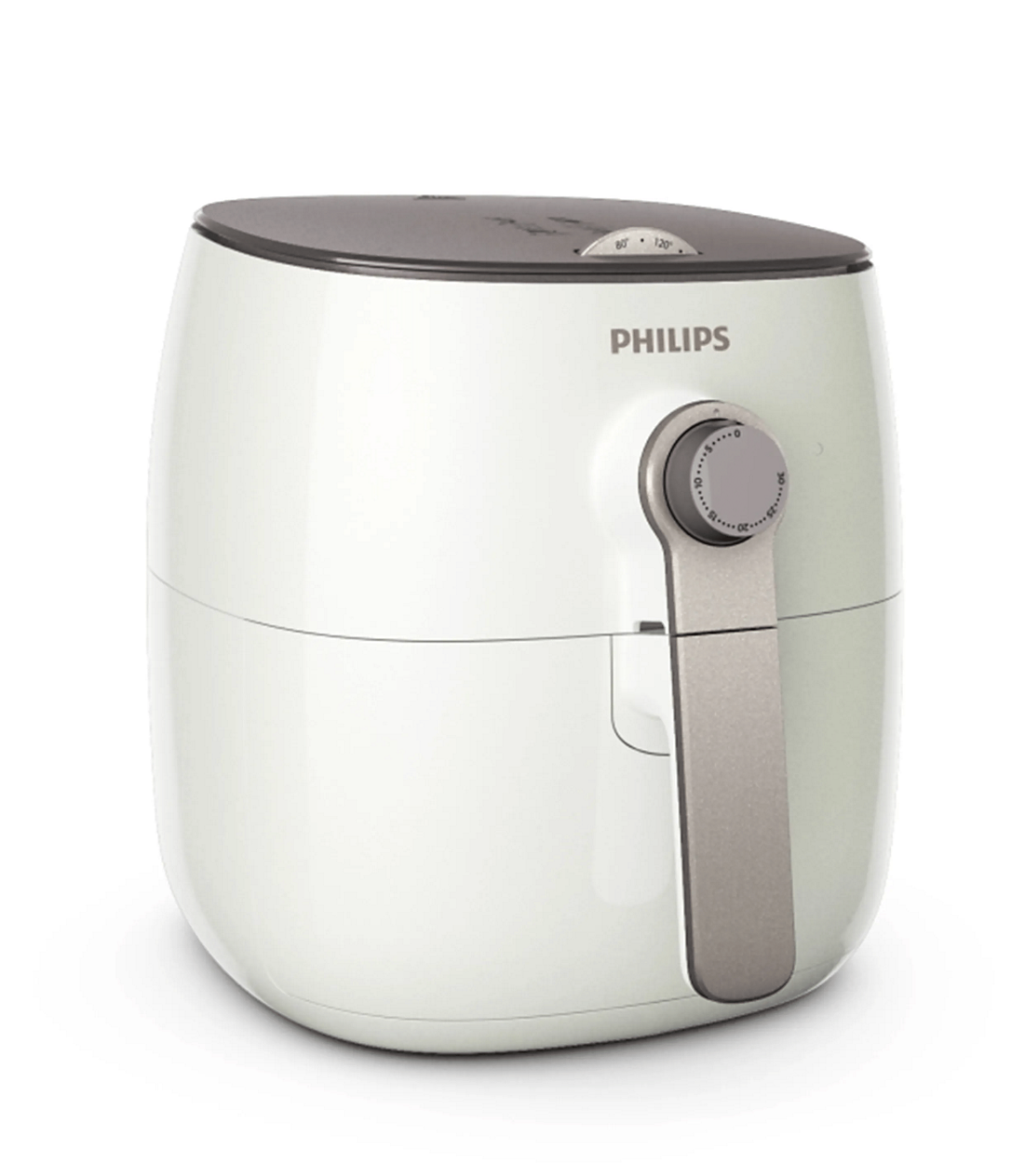 Friggitrice ad aria Viva Collection Philips bianca e grigia HD9621/26 con un solo cassetto estraibile