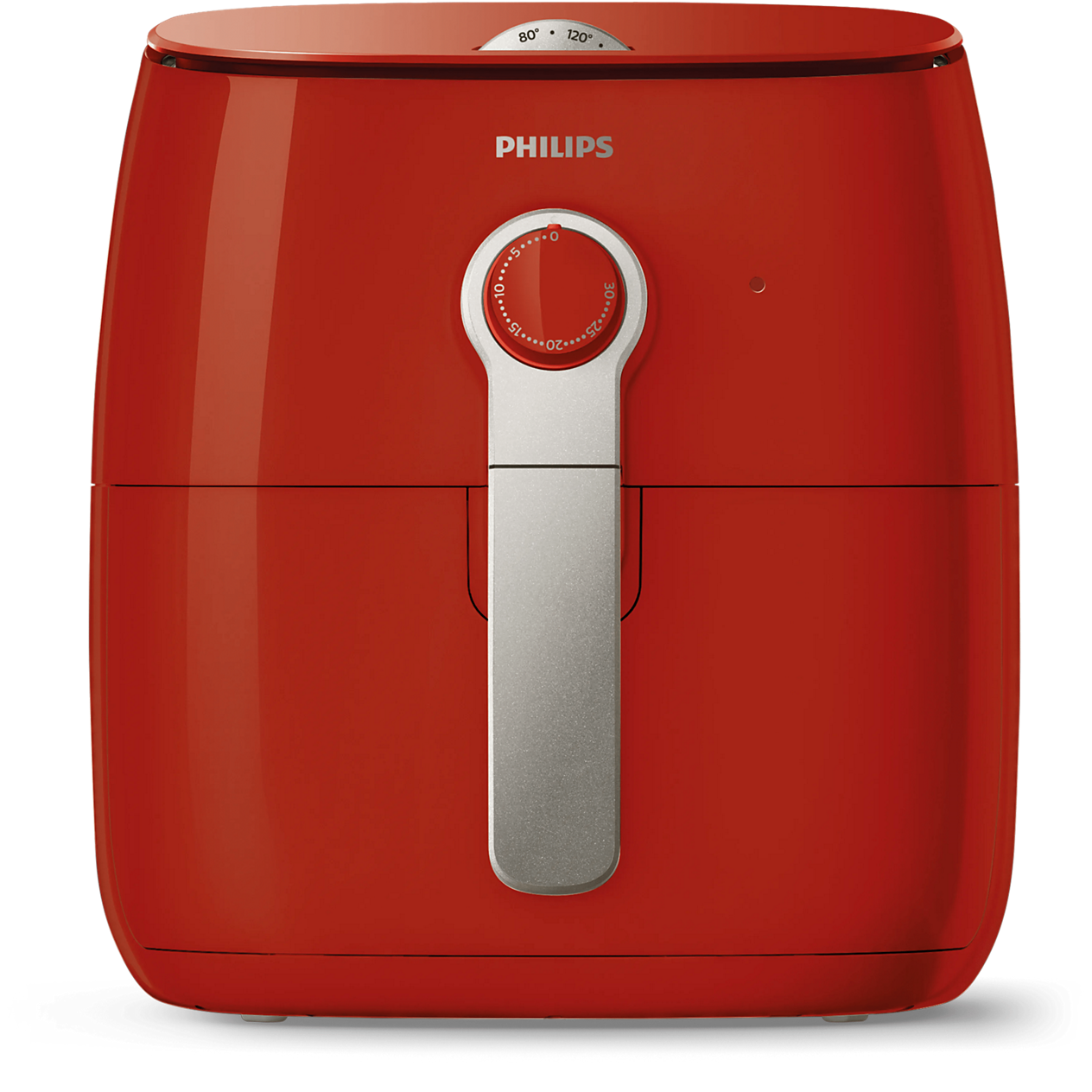 Friggitrice ad aria Viva Collection Philips rossa HD9621/36 con un solo cassetto estraibile