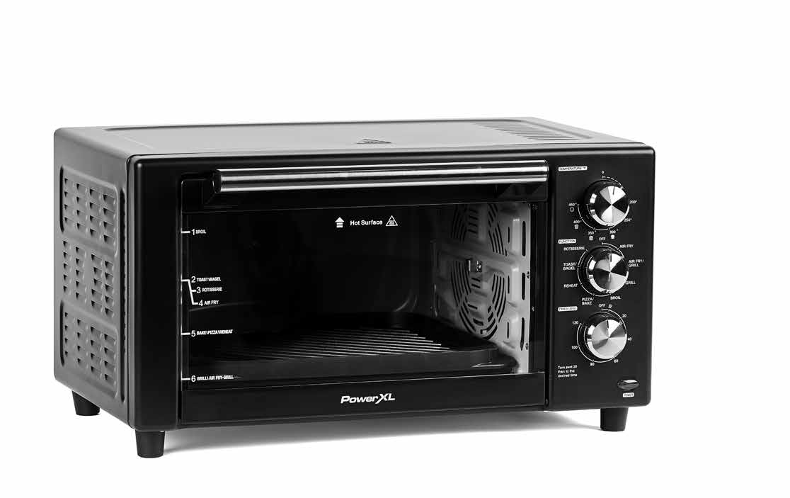 PowerXL Air Fryer Grill B-AFO-002G oven shown on its model-labelled owner-manual cover