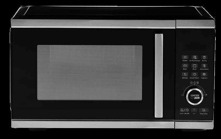Modelo BDK04 de microondas Smart Microwave Air Fryer Plus PowerXL mostrado en la portada de su manual del usuario