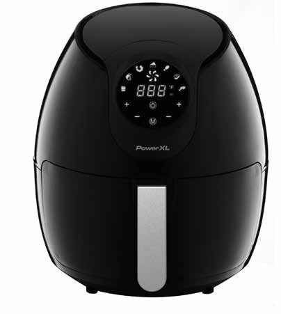PowerXL Classic Air Fryer HF-196DT 7-quart configuration shown in its model-labelled owner manual
