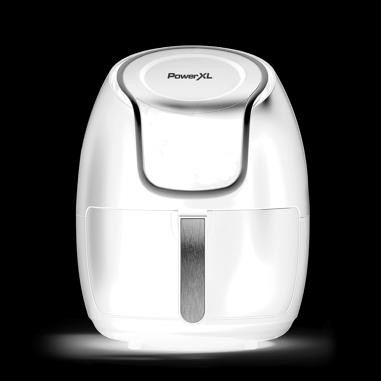Illustration de la friteuse à air chaud Vortex PowerXL, portant l’étiquette ID1501A, 5 qt., sur la page des caractéristiques du manuel d’utilisation.